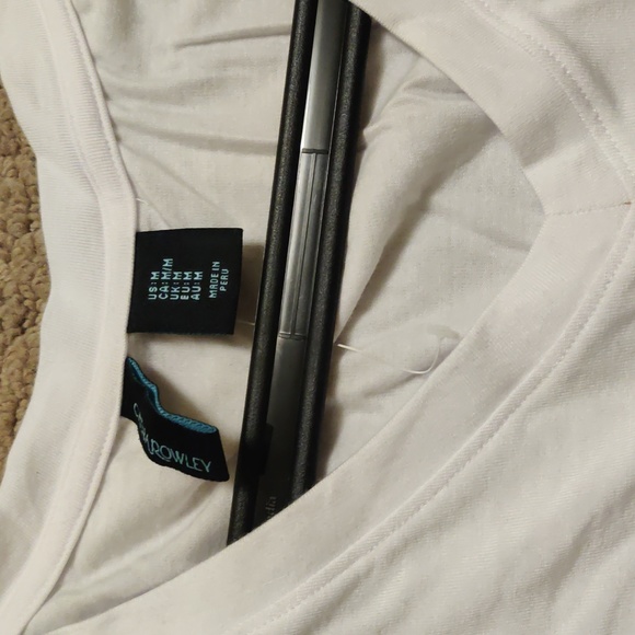 Cynthia Rowley white shirt size M - Picture 3 of 4